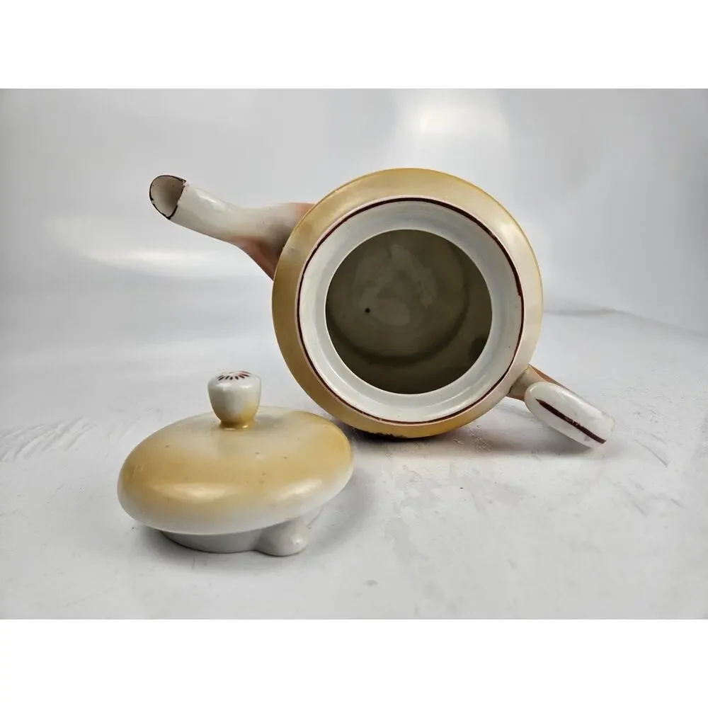 Japan Lustreware Handpainted Sunset Tea Set Porcelain 9‎ Pieces